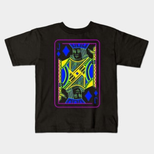 Jack of Diamonds Bright Mode Kids T-Shirt